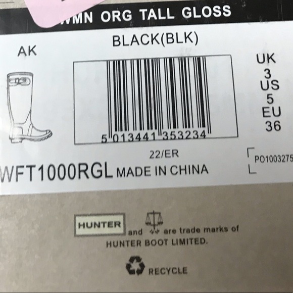 Hunter Women's Original Tall Gloss Boot - Picture 5 of 8